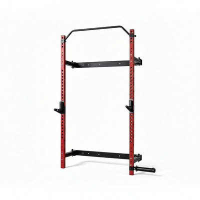 EliteEdge Foldable Wall-Mounted Squat Rack – 1100 LB