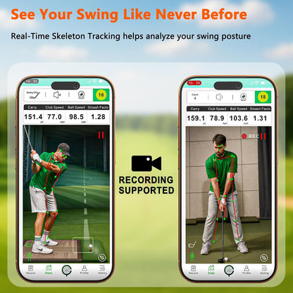 Golf Launch Monitor & Portable Swing Analyzer with 13 Metrics — product view 4