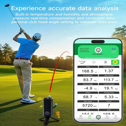 Golf Launch Monitor , Simulators for Home & Training，Golf Swing Analysis — product view 3