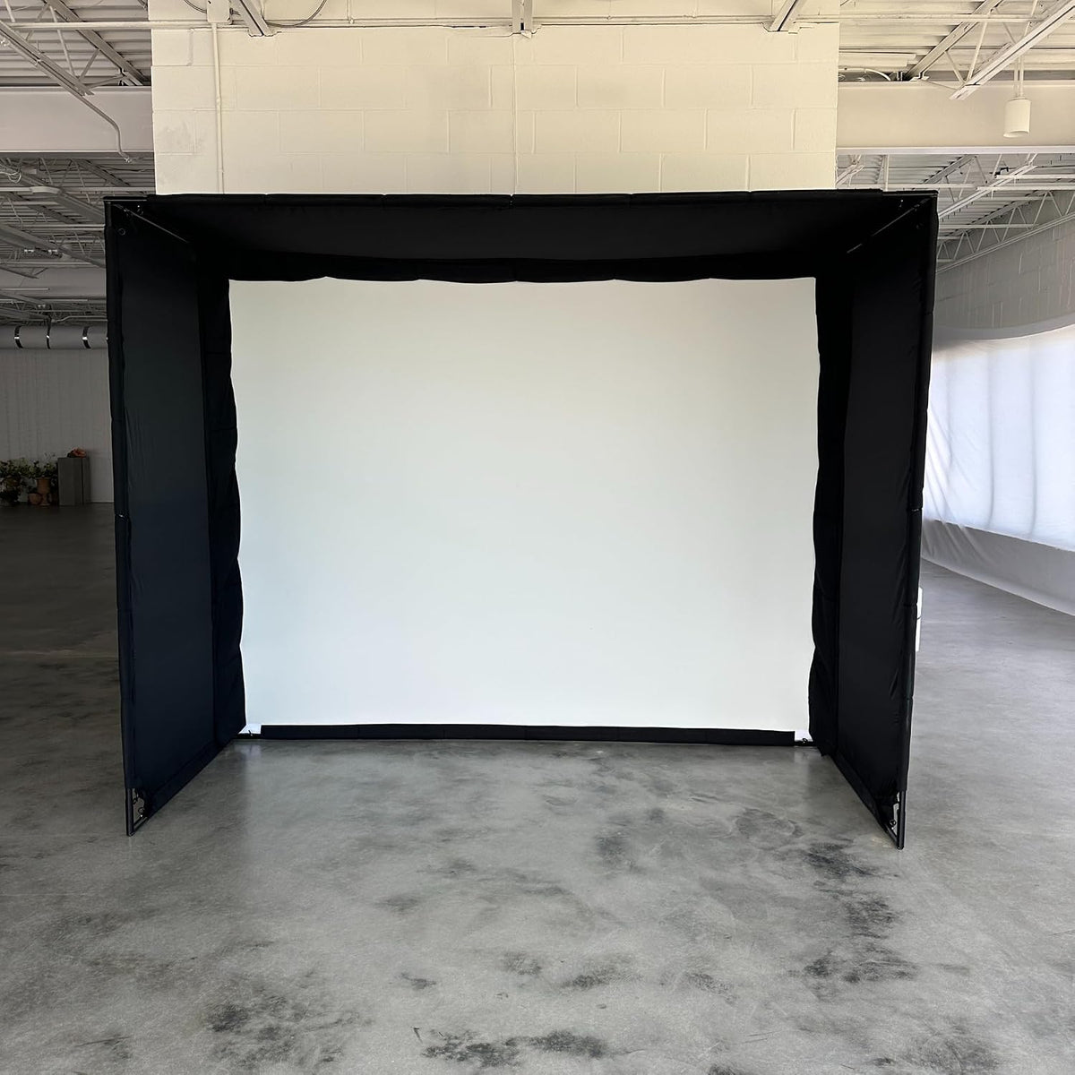 Golf Simulator Enclosure Kit – Choose 8X8 Ft, 10X8 Ft, or 12X8 Ft – Complete Frame + Enclosure + HD Impact Screen (Home Indoor/Outdoor Practice) — product view 5