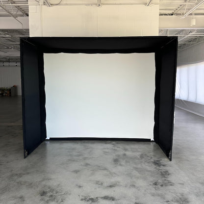 Golf Simulator Enclosure Kit – Choose 8X8 Ft, 10X8 Ft, or 12X8 Ft – Complete Frame + Enclosure + HD Impact Screen (Home Indoor/Outdoor Practice) — product view 5