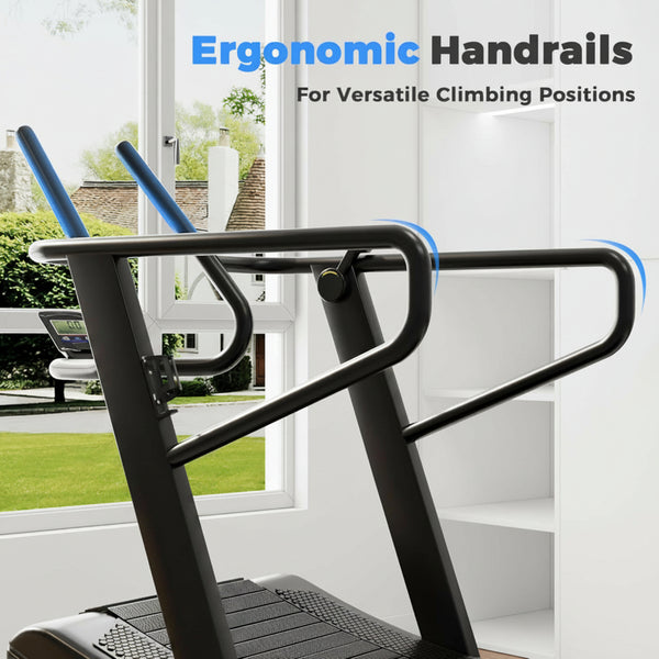 DELAVIN Curved Manual Treadmill – Self-Powered